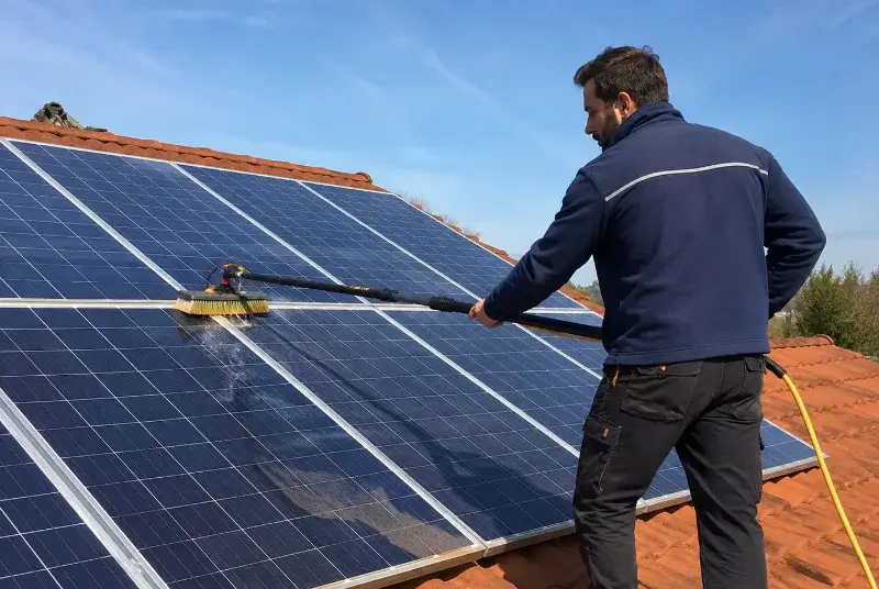Nettoyage et entretien de panneaux solaires à Preuschdorf